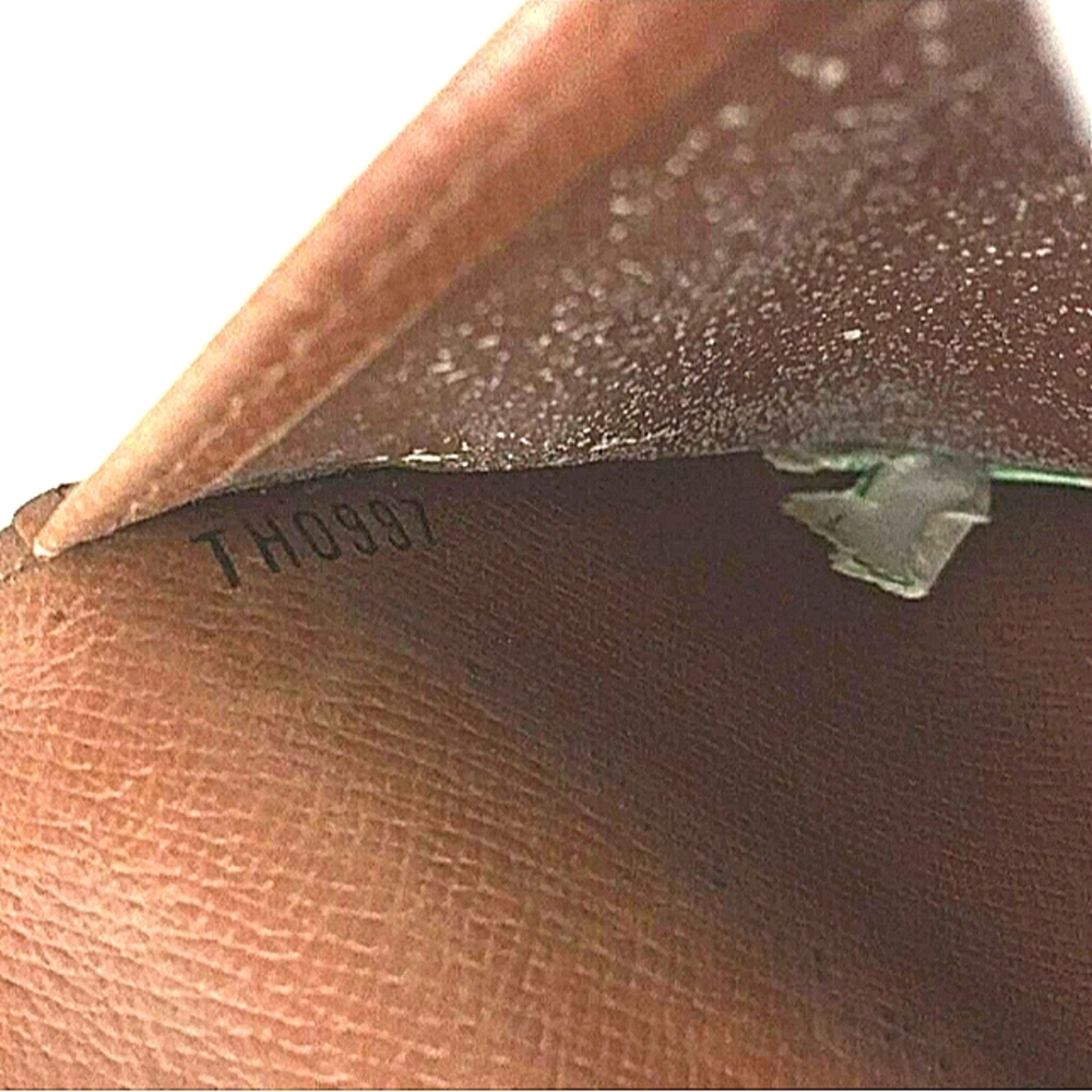 LOUIS VUITTON LEATHER LONG WALLET PORTE TRESOR INTERNATIONAL TRIFOLD GUC - Picture 8 of 9